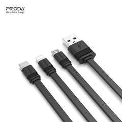 PRODA IPH FOR FENCHE(FONCHE) SERIES FAST SPEED DATA CABLE PD-B17I(1000MM) 3A MAX