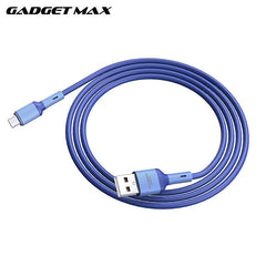 GADGET MAX GX10 MICRO 2.4A CHARGING DATA CABLE FOR MICRO (3A)(1M) - BLUE