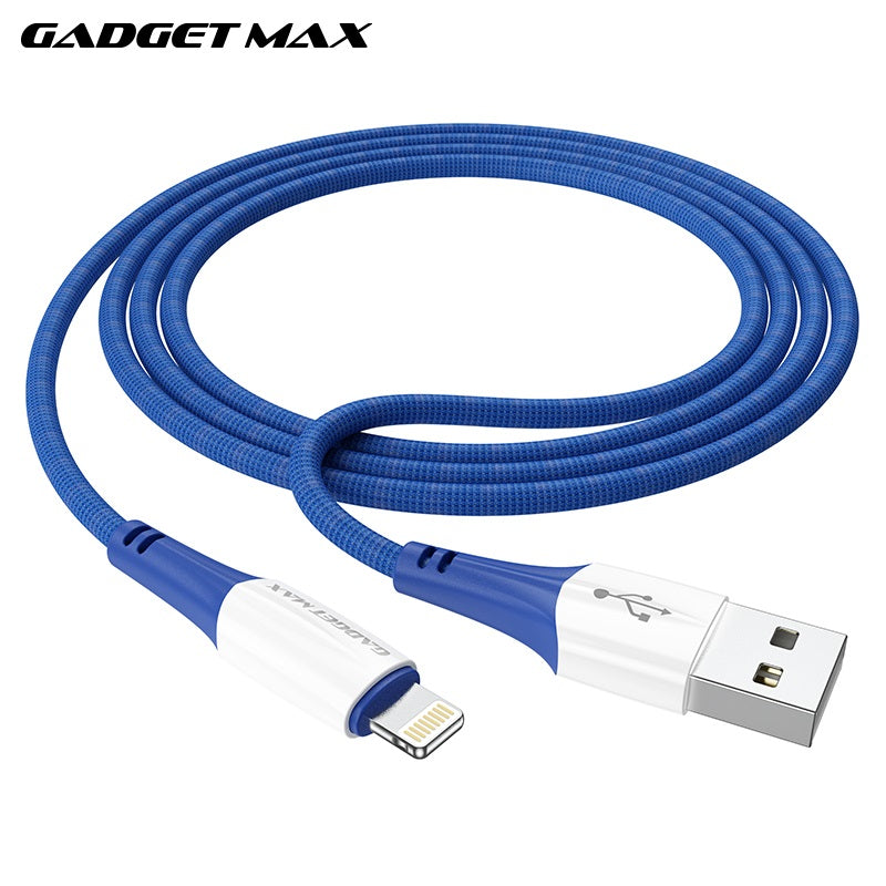 GADGET MAX GX06 IPH 2.4A FAST CHARGING EXQUISITE & PRACTICAL DATA CABLE FOR IPH (2.4A)(1M), iPhone Cable, Lighting Cable, Data Cable for iPhone