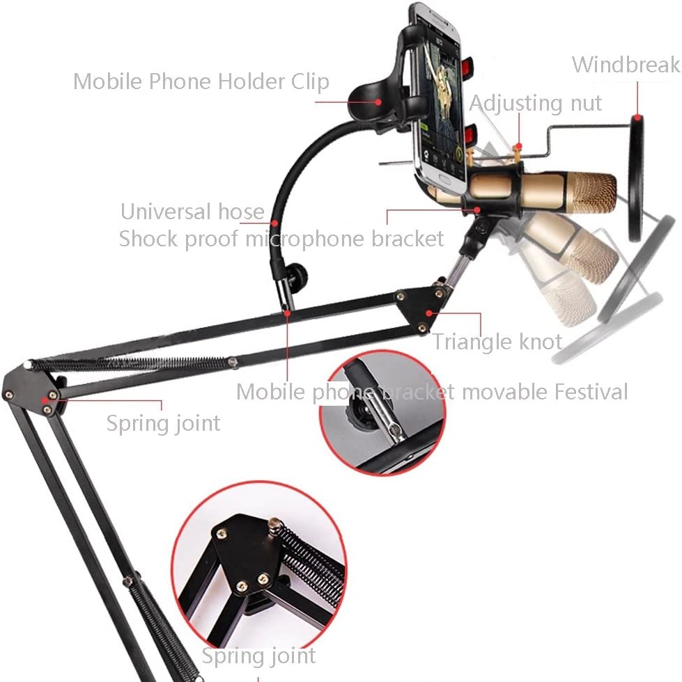 REMAX (CK100) MOBILEPHONE STAND RECORDING STUDIO, Recording Stand
