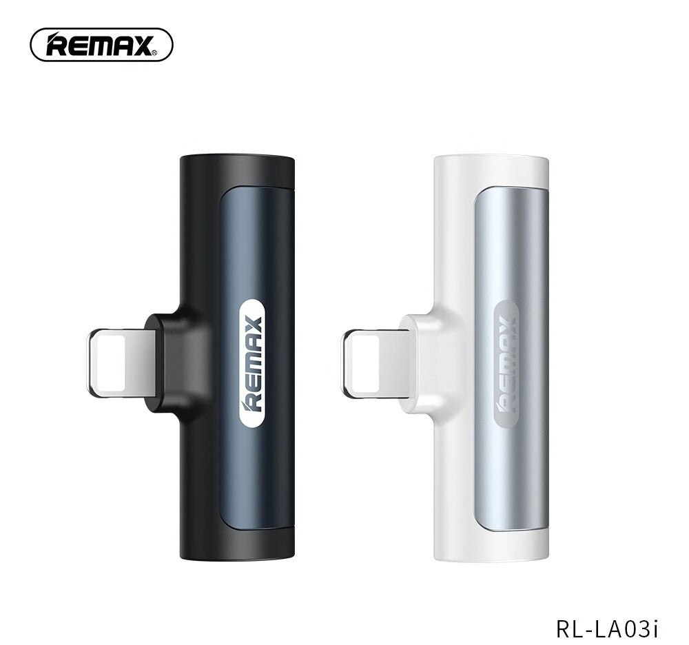 REMAX IPhone RL-LA03I  SMOOTH SERIES 3.5MM, LIGHTNING AUDIO 2.1A ADAPTER CHARGING+LISTENING TO MUSIC,Lightning Cable,iPhone Data Cable,iPhone Charging Cable,iPhone Lightning charging cable ,Best lightning cable for Apple iPhone Cable iPhone USB Cable