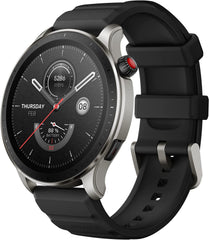 Amazfit GTR 4 Smart Watch-Black(Silicon Strap )