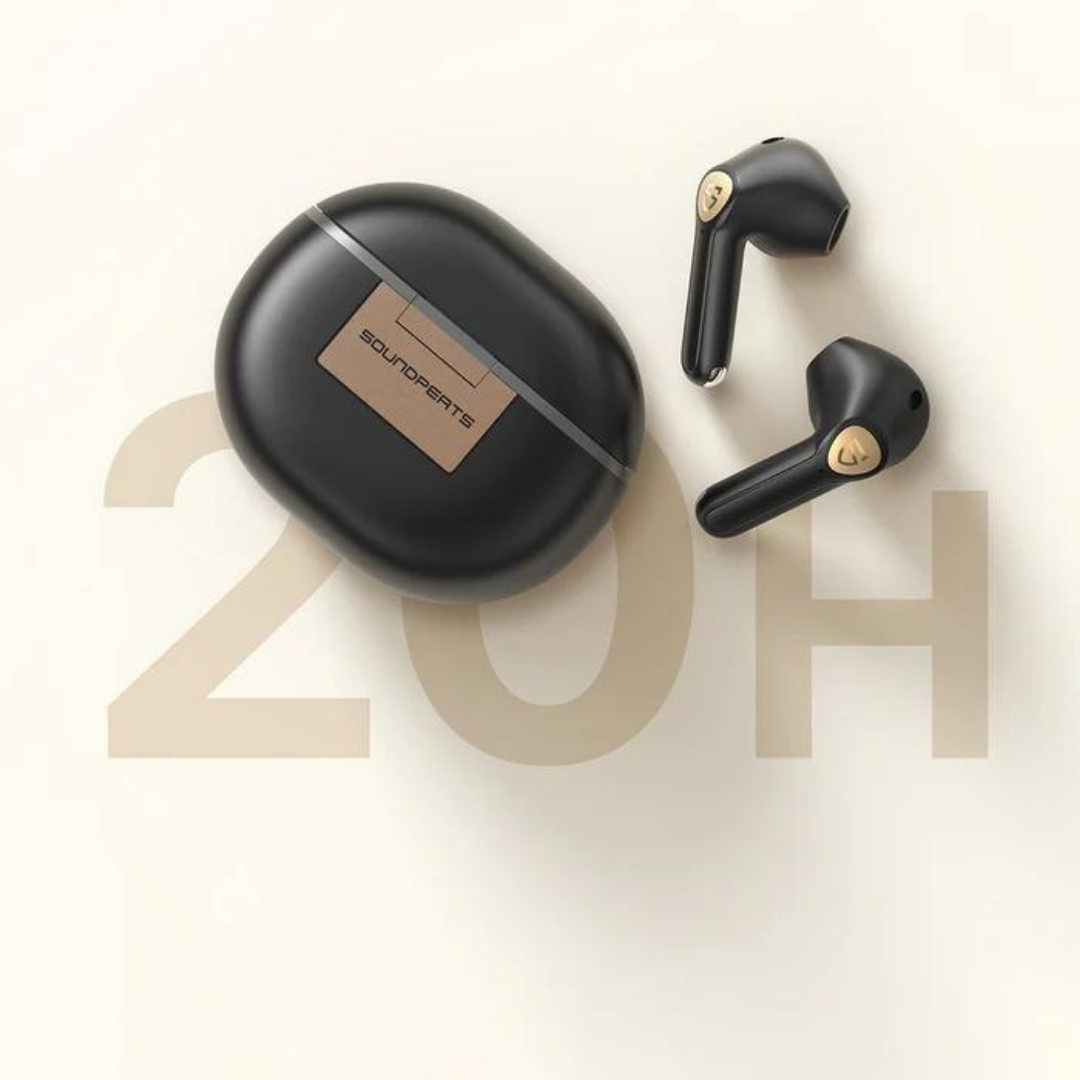 SoundPEATS TrueAir2 Wireless Earbuds Bluetooth V5.2 Headphones Wireless  Earphones with Qualcomm QCC3040 TrueWireless Mirroring 4-Mic cVc 8.0 Total  25 Hours: : Electronics & Photo