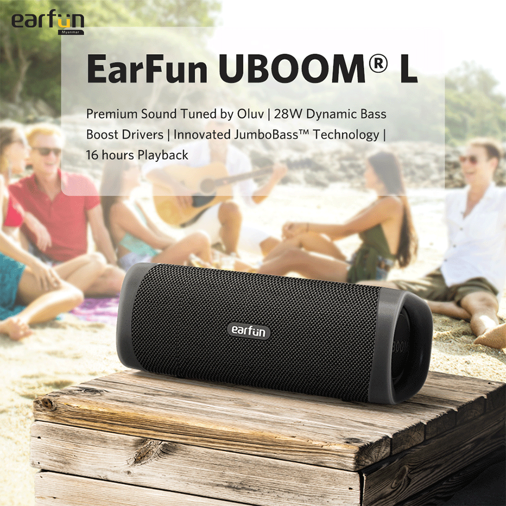 Earfun SP300 UBOOM L Bluetooth V5.0 Portable 28W Wireless Speaker