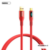 REMAX RC-C030 ZISEE SERIES 66W ALL-COMPATIBLE ELASTIC DATA CABLE WITH DIGITAL DISPLAY FOR TYPE-C