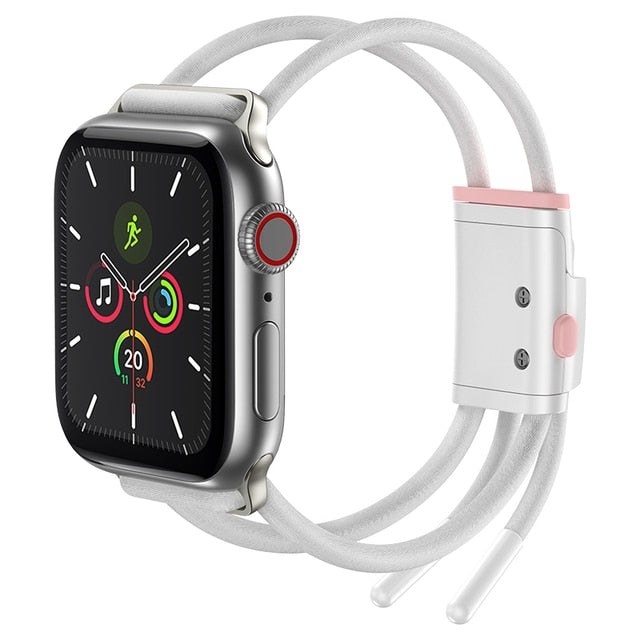 BASEUS LET'S GO FOR AP WATCH SERIES 3/4/5 (38/40/42/44 MM) Lockable Rope Strap For AP Watch, Apple Watch လက်ပတ်ကြိုး သီးသန့်