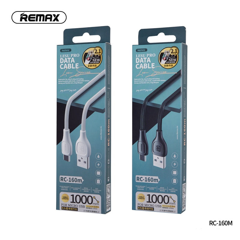 REMAX RC-160M LESU PRO SERIES DATA CABLE FOR MICRO,Cable,Micro Cable ,Micro Charging Cable ,Micro USB Cable ,Android charging cable ,USB Charging Cable ,Data cable for Andorid,Fast Charging Cable ,Quick Charger Cable ,Fast Charger USB Cable