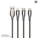 WK (WDC-114M) KINGKONG PRO 3A DATA CABLE FOR MICRO ,Cable , Micro Cable , Micro Charging Cable , Micro USB Cable , Android charging cable , USB Charging Cable , Data cable for Samsung , Huawei , Xiaomi , Fast Charging Cable , Quick Charge Cable