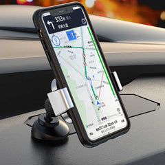 ROCK Press-type Car Mount (Dashboard) Mobile Phone Stand Holder, Lazy,phone holder stand,Adjustable Phone Holder ,Tablet Universal Mobile Phone Holder Holder for iphone 11.iphone 12, xiaomi , android,all in one