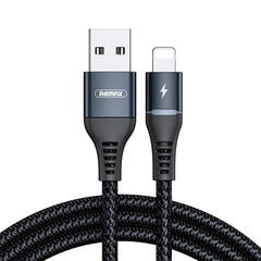 REMAX RC-152(IPH) COLOURFUL LIGHT 2.4A DATA CABLE,Lightning Cable,iPhone Data Cable,iPhone Charging Cable,iPhone Lightning charging cable ,Best lightning cable for iPhone,Apple iPhone Cable,iPhone USB Cable,Apple Lightning to USB Cable
