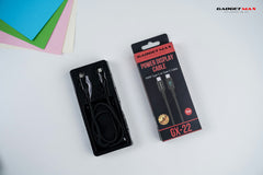GADGET MAX GX22 100W TYPE C TO TYPE C 5A POWER DISPLAY CABLE (100W)(5A), Type-C to Type-C 100W Cable, 5A Cable