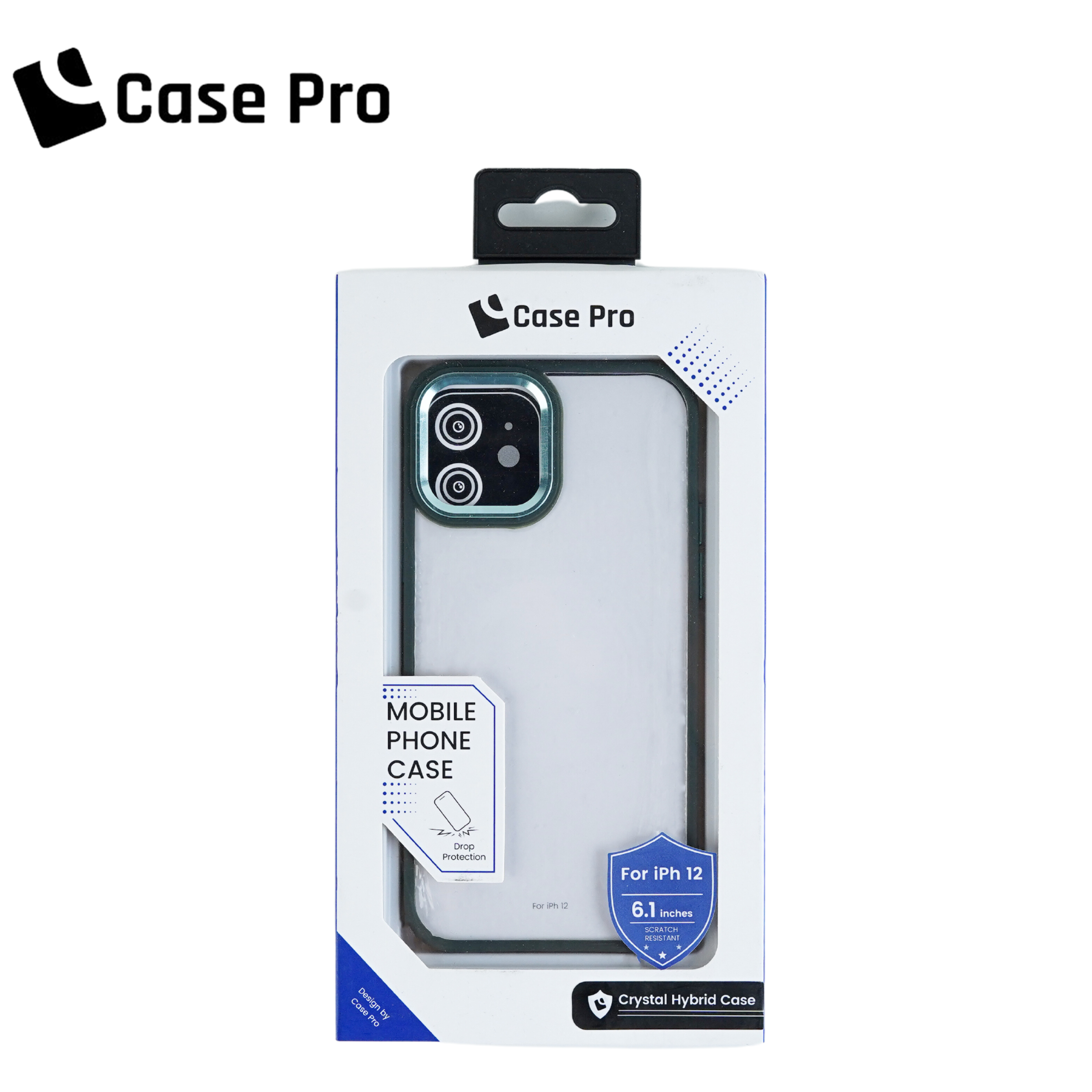 CasePro  iPhone 12 Case (Crystal Hybrid)