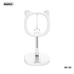 REMAX CK-02 LIVE-STREAM HOLDER WITH LIGHT, Ring Light, Phone Holder, LiveStream Holder