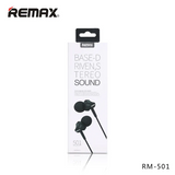 REMAX RM-501 Earphone,Wired Earphone ,Best wired earphone with mic ,Hifi Stereo Sound Wired Headset ,sport wired earphone ,3.5mm jack wired earphone ,3.5mm headset for mobile phone ,universal 3.5mm jack wired earphone