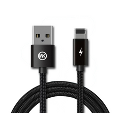 WK WDC-093I IPH FULNEN SERIES CABLE FOR LIGHTNING 2.4A (1M) - Black