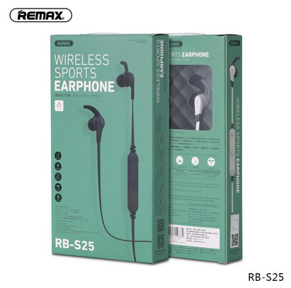 REMAX RB-S25 Wireless Sports Bluetooth Earphone, Sport Type Wireless Headset, Bluetooth V4.2 Earphone