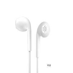 WK Y12Earphone , Wired Earphone , Budget wired earphone with mic , Hifi Stereo Sound Wired Headset , sport wired earphone , 3.5mm jack wired earphone , 3.5mm headset for mobile phone , universal 3.5mm jack wired earphone
