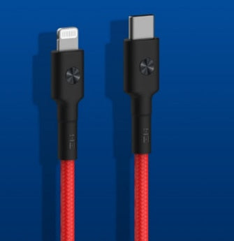 ZMI AL873K MFI PD FAST CHARGING 3A/18W I-PH8 AND ABOVE PD FAST, CHARGING USB-C TO LIGHTNING MFI CERTIFIED BRAIDE CABLE, iPhone Cable, MFI Cable