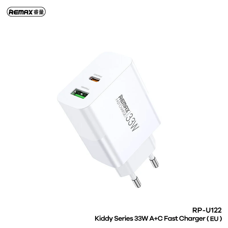 REMAX RP-U122 33W A+C KIDDY SERIES FAST CHARGER (US)