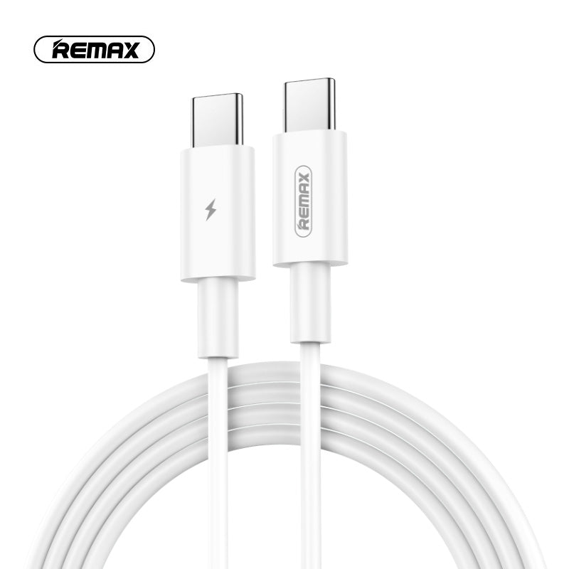 REMAX RC-175C CHAINING / MARLIK SERIES 100W PD FAST-CHARGING DATA CABLE TYPE-C TO TYPE-C,C TO C  Data Cable ,Type C to Type C Fast Charging Cable , USB C Cable , PD Cable , PD Port , C to C Cable Samsung , Xiaomi , Apple , Huawei
