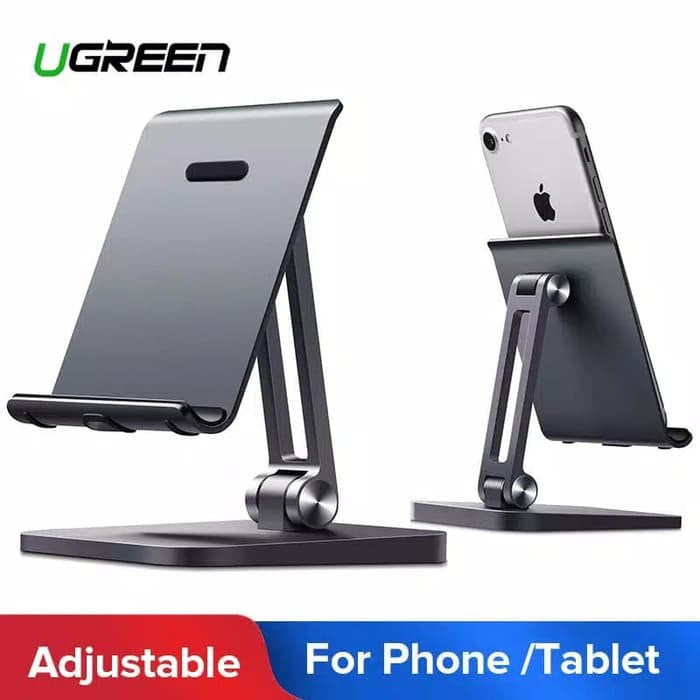 UGREEN DESKTOP METAL Mobile Phone Stand Holder, Lazy,phone holder stand,Adjustable Phone Holder ,Tablet Universal Mobile Phone Holder ,360 Degree Long Arm, TikTok Stand Live Stand Holder  for iphone 11.iphone 12, xiaomi , android,all in one