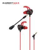 GADGET MAX GM22 3.5MM GAMING WIRED EARPHONE WITH MIC (1.2M), Wired Earphone, 3.5mm Earphone, Gaming Earphone, Earphone with Mic