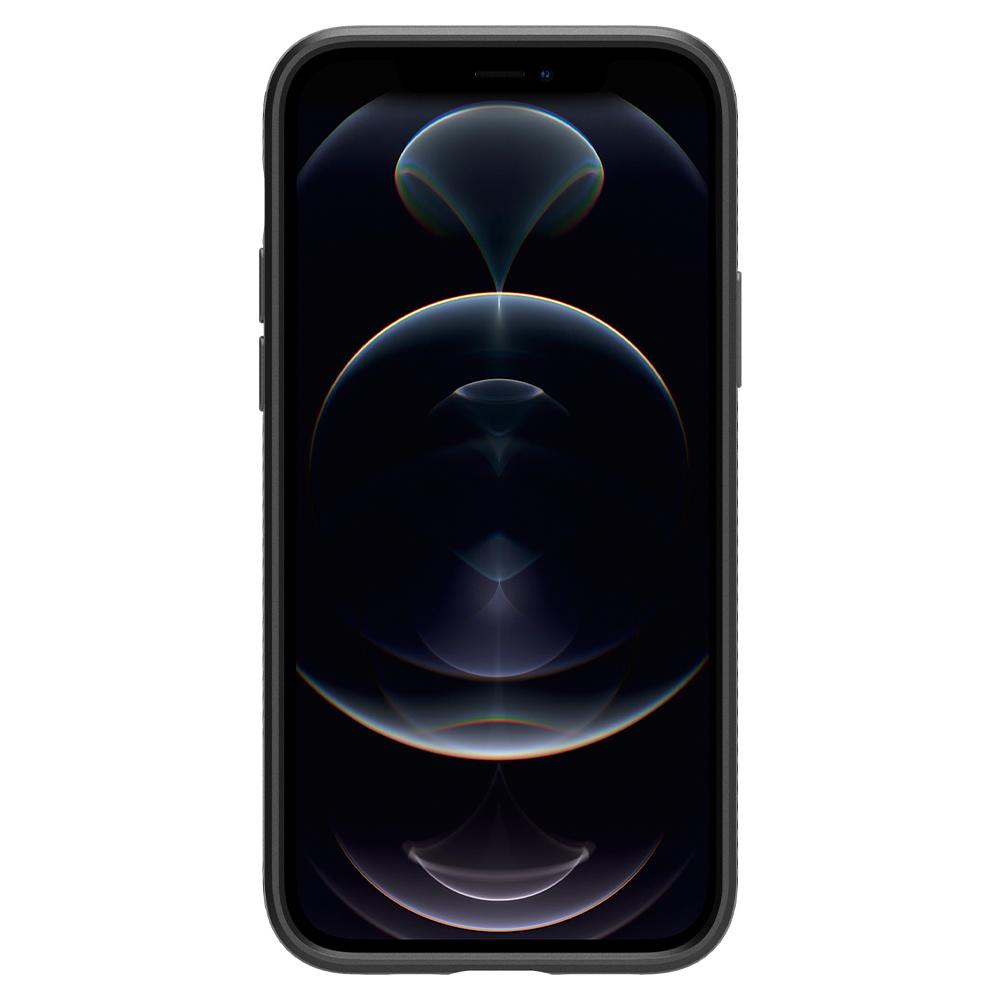 Spigen iPhone 12 Pro Liquid Air Series Matte Black