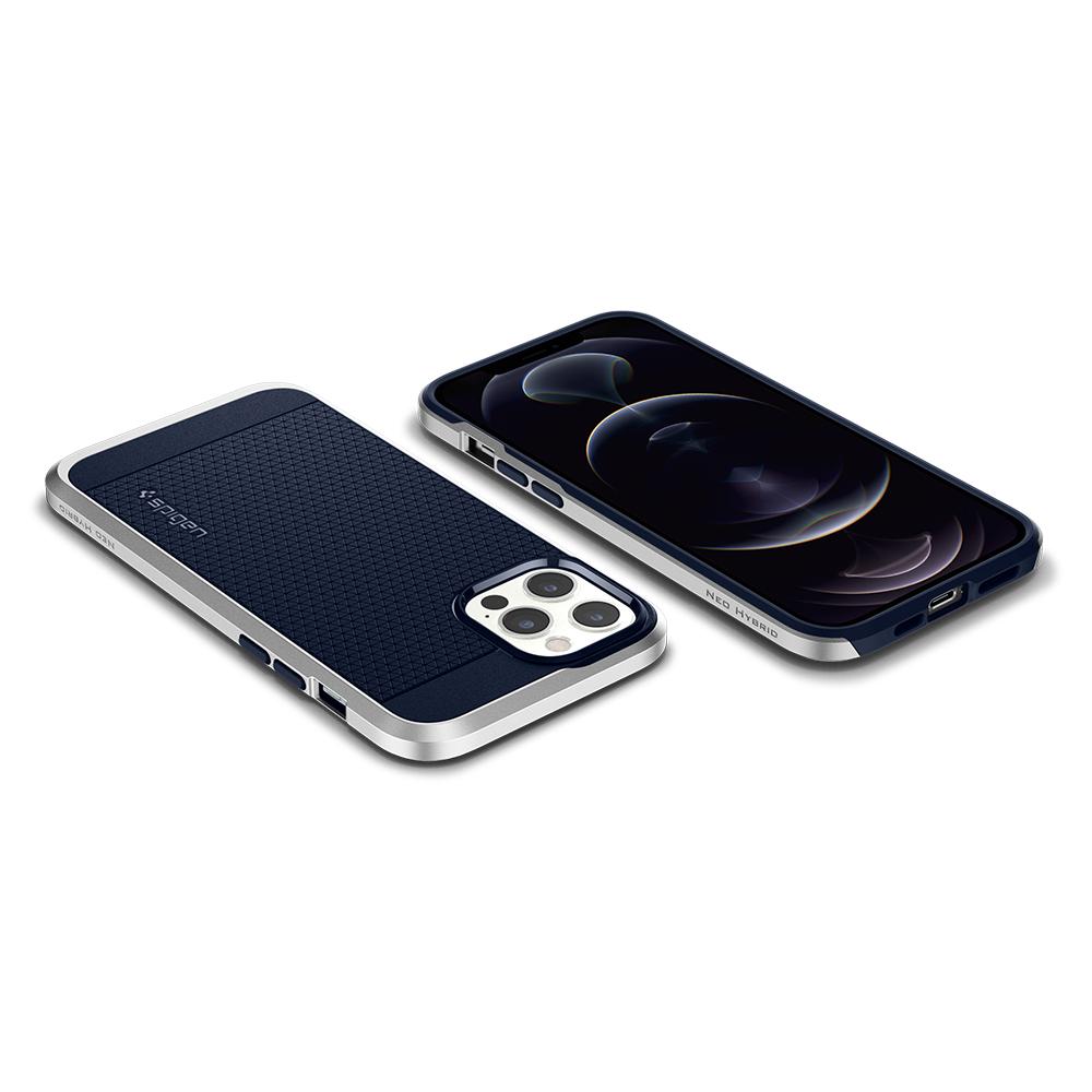 Spigen iPhone 12 Pro Max Neo Hybrid Series-Satin Silver