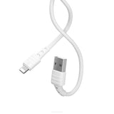 REMAX RC-179i ZERON SERIES ELASTIC TPE 2.4A FAST CHARGING DATA CABLE FOR IPHONE(1M)