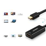 UGREEN MD112 MINI DISPLAY PORT TO HDMI CONVERTER 1080P, Display Port to HDMI Converter