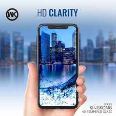 WK KINGKONG SERIES 4D CURVED (IPH12 PRO/IPH 12)(6.1") TEMPERED GLASS SCREEN PROTECTOR