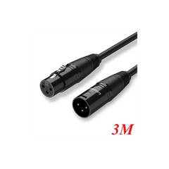 UGREEN CANNON MALE TO FEMALE MICROPHONE EXTENSION AUDIO CABLE (3M)